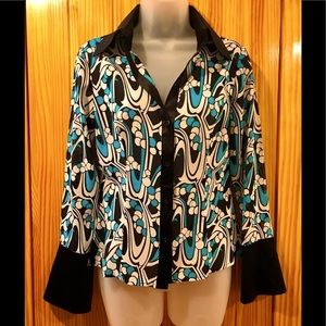 Like New-Vintage Bebe Silk Blouse